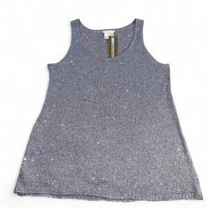 New with tags vintage sequin crochet top